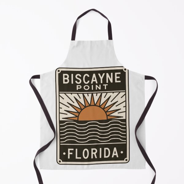 Item preview, Biscayne Point Florida - Beach Sign designed and sold by TheOldMittenIllustrated.