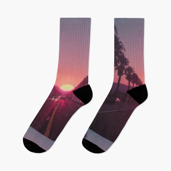 Item preview, Retrowave Palm Sunset designed and sold by JosueShop101.