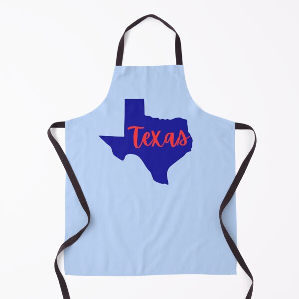 Item preview, Texas State Silhouette with Script Text | Bold Red & Blue Lone Star Art designed and sold by SimplyJasper.