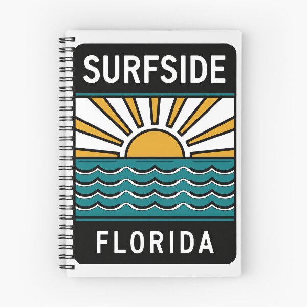 Item preview, Surfside Florida - Beach Sign designed and sold by TheOldMittenIllustrated.