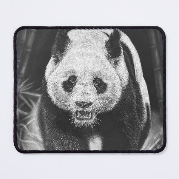 Item preview, The Giant Panda's Race - Realistic White Pastel Wildlife Art designed and sold by JanidAlfaro.