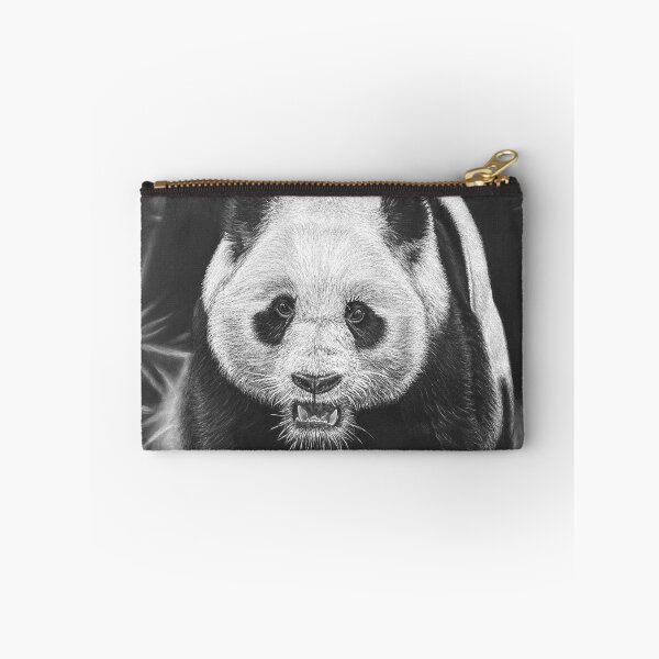 Item preview, The Giant Panda's Race - Realistic White Pastel Wildlife Art designed and sold by JanidAlfaro.