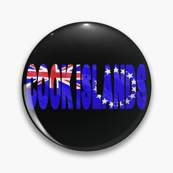 Item preview, COOK ISLANDS - Flag Flying in Wind cut to Letters Souvenir Sticker Shirt designed and sold by Adam Gormley.