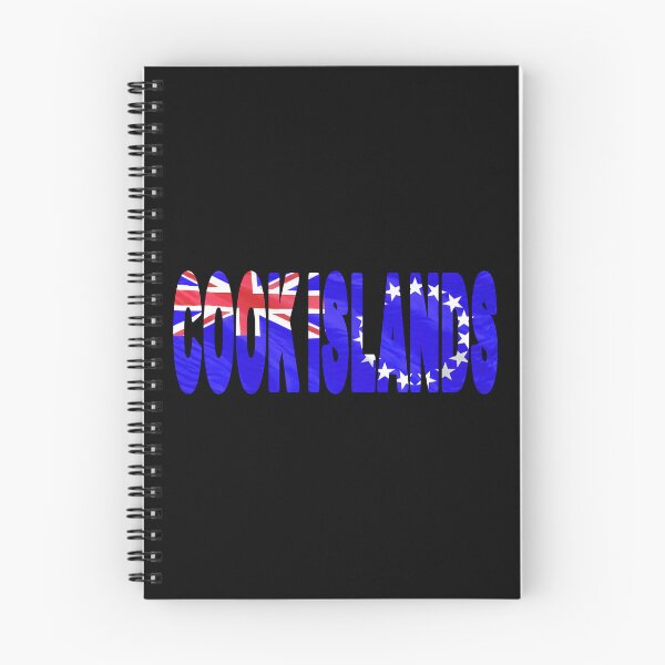 Item preview, COOK ISLANDS - Flag Flying in Wind cut to Letters Souvenir Sticker Shirt designed and sold by Adam Gormley.