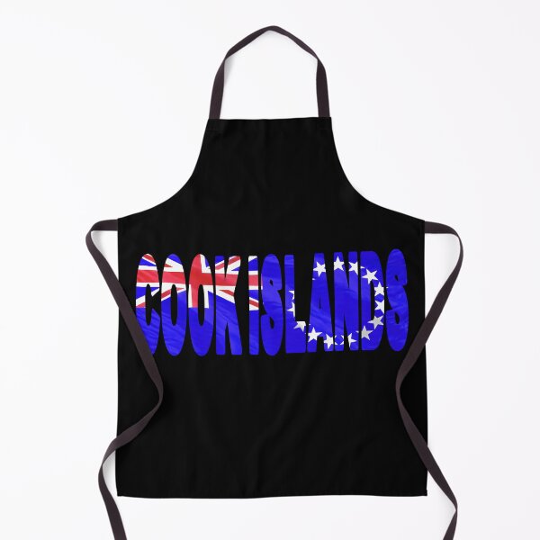 Item preview, COOK ISLANDS - Flag Flying in Wind cut to Letters Souvenir Sticker Shirt designed and sold by Adam Gormley.