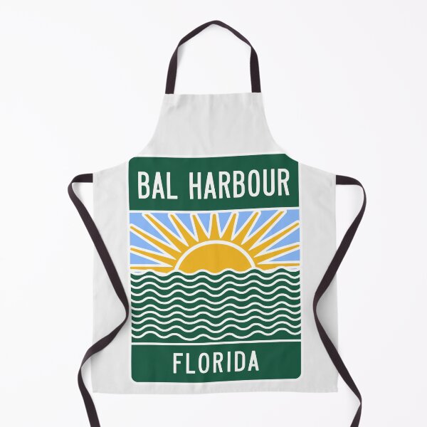 Item preview, Bal Harbour Florida - Beach Sign designed and sold by TheOldMittenIllustrated.