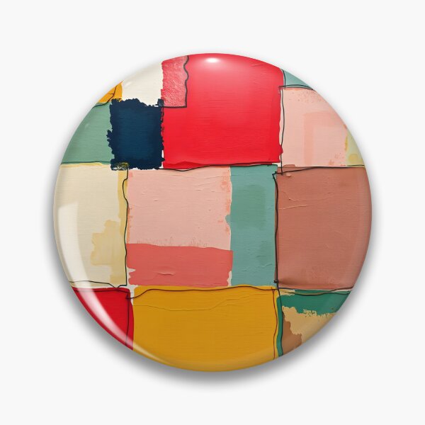 Item preview, colorful square abstract pattern designed and sold by FRH Design ⭐⭐⭐⭐⭐.