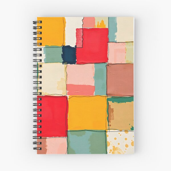 Item preview, colorful square abstract pattern designed and sold by FRH Design ⭐⭐⭐⭐⭐.
