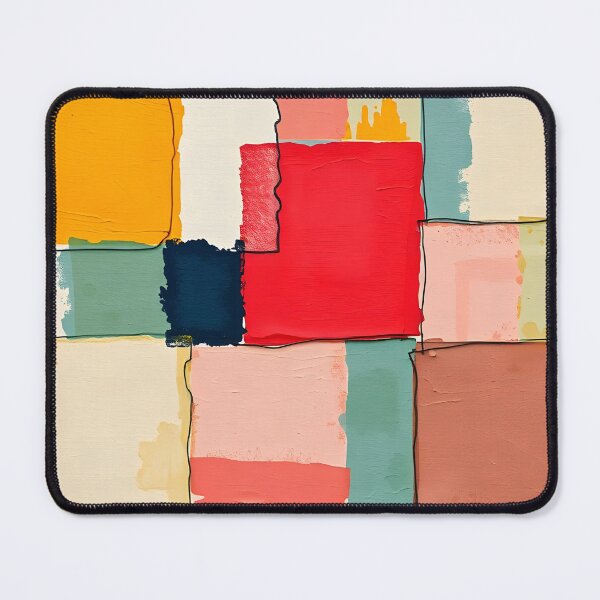 Item preview, colorful square abstract pattern designed and sold by FRH Design ⭐⭐⭐⭐⭐.