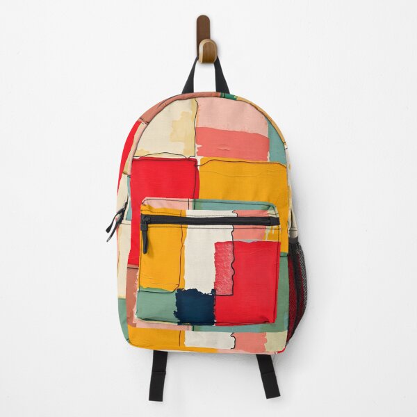 Item preview, colorful square abstract pattern designed and sold by FRH Design ⭐⭐⭐⭐⭐.