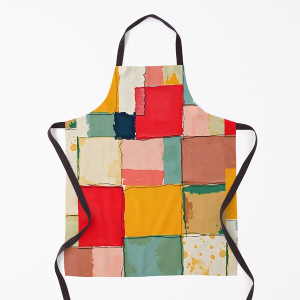 Item preview, colorful square abstract pattern designed and sold by FRH Design ⭐⭐⭐⭐⭐.