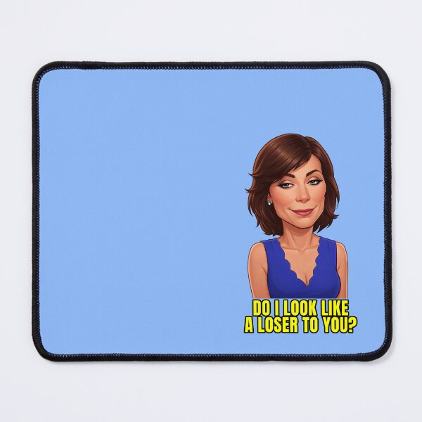 Item preview, Countess-Inspired Reality TV Caricature | “Do I Look Like a Loser?” Funny Bravo Quote Art designed and sold by SimplyJasper.
