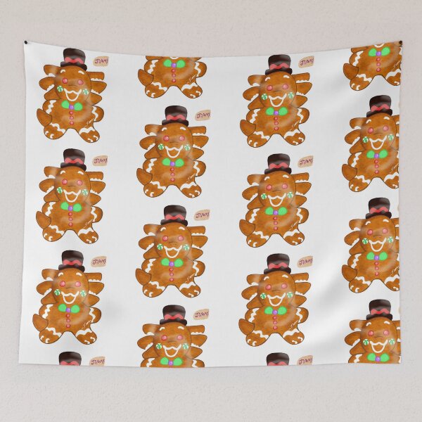 Item preview, Gingerbread Axolotl designed and sold by TinnieShop.