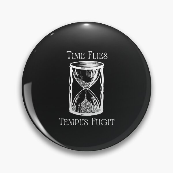 Item preview, Tempus Fugit Hourglass | Dark Academia Time Flies Stoic Latin Quote designed and sold by VENOHA.