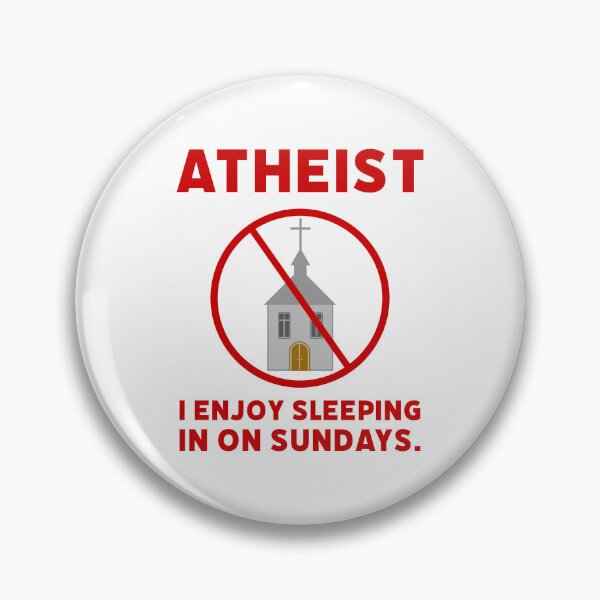 Item preview, Atheist I enjoy sleeping in on Sundays.  designed and sold by Rachel the Artist .