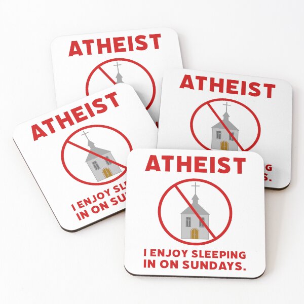 Item preview, Atheist I enjoy sleeping in on Sundays.  designed and sold by Rachel the Artist .
