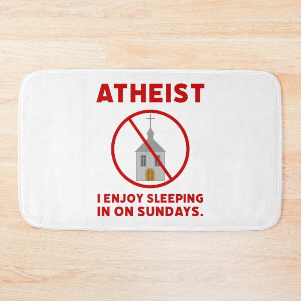 Item preview, Atheist I enjoy sleeping in on Sundays.  designed and sold by Rachel the Artist .