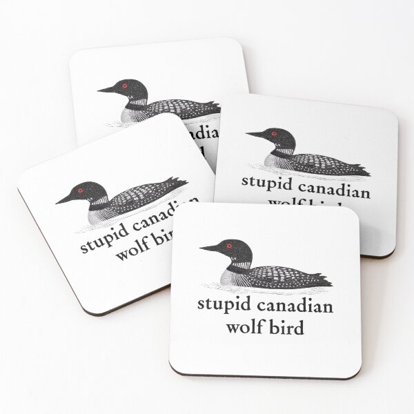 Item preview, Stupid Canadian Wolf Bird  designed and sold by ivotee.