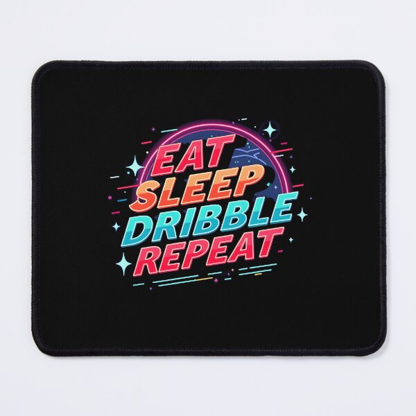 Item preview, Multi Colored Funny Soccer Eat Sleep Dribble Repeat Meme designed and sold by MimsTees.