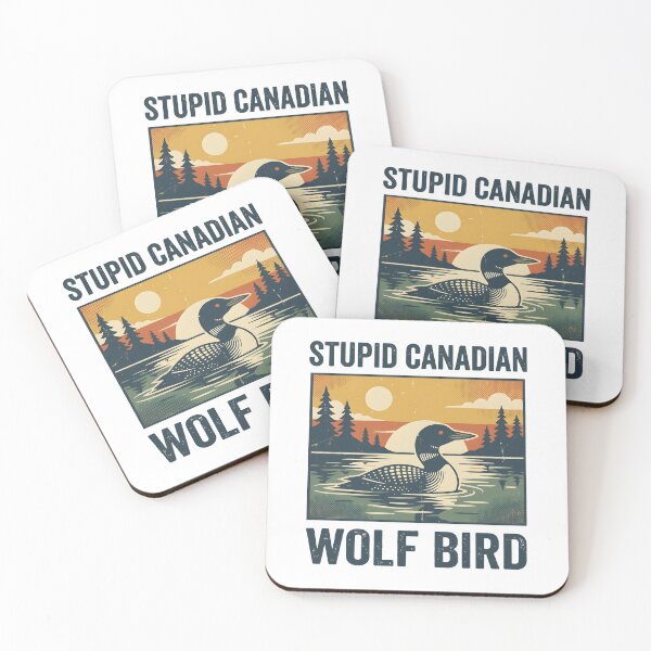 Item preview, Stupid Canadian Wolf Bird  designed and sold by ivotee.