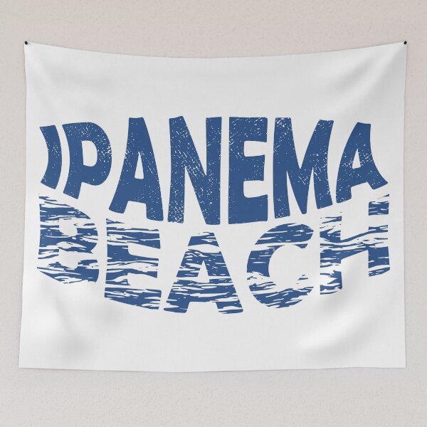 Item preview, Ipanema Beach Brazil designed and sold by ArtNoveltee.