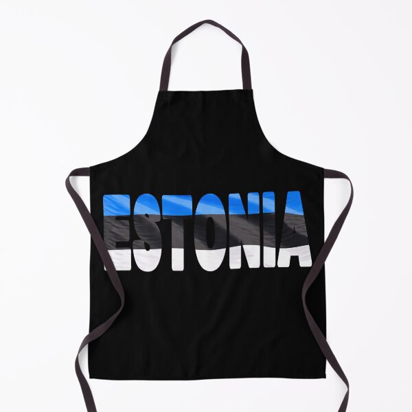 Item preview, ESTONIA - Flag Flying in Wind cut to Letters Souvenir Sticker Shirt designed and sold by Adam Gormley.