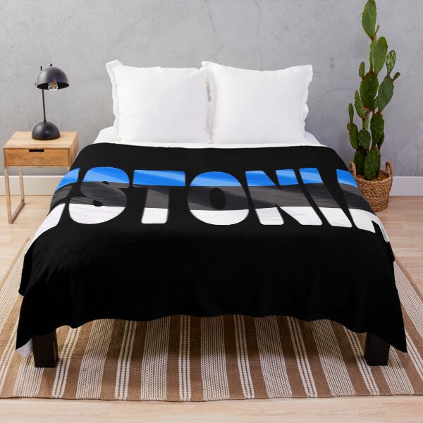 Item preview, ESTONIA - Flag Flying in Wind cut to Letters Souvenir Sticker Shirt designed and sold by Adam Gormley.