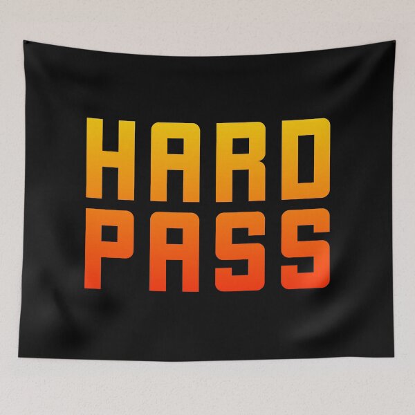 Item preview, Hard Pass, Hot Orange Funny Quotes  designed and sold by Memes N Lore .