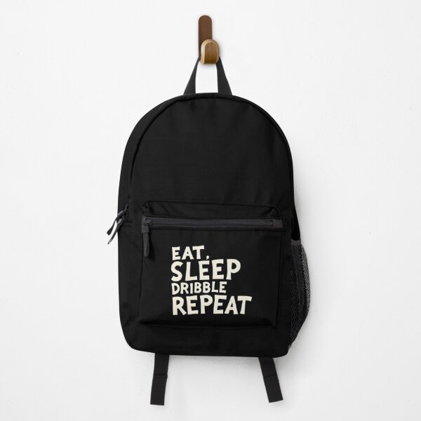 Item preview, Funny Soccer Eat Sleep Dribble Repeat Text Design designed and sold by MimsTees.