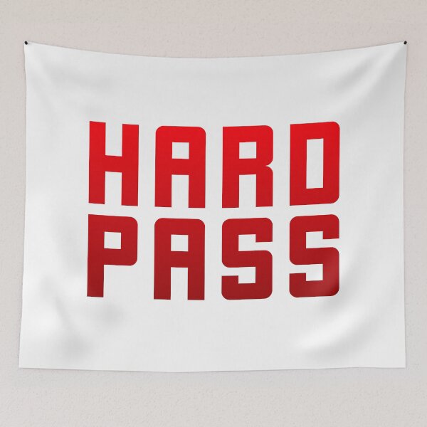 Item preview, Hard Pass, Red Funny Quotes  designed and sold by Memes N Lore .