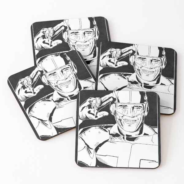Item preview, HOWARD LANGSTON as TURBO MAN - Jingle All the Way (Black and White) designed and sold by FamousWeirdosRB.