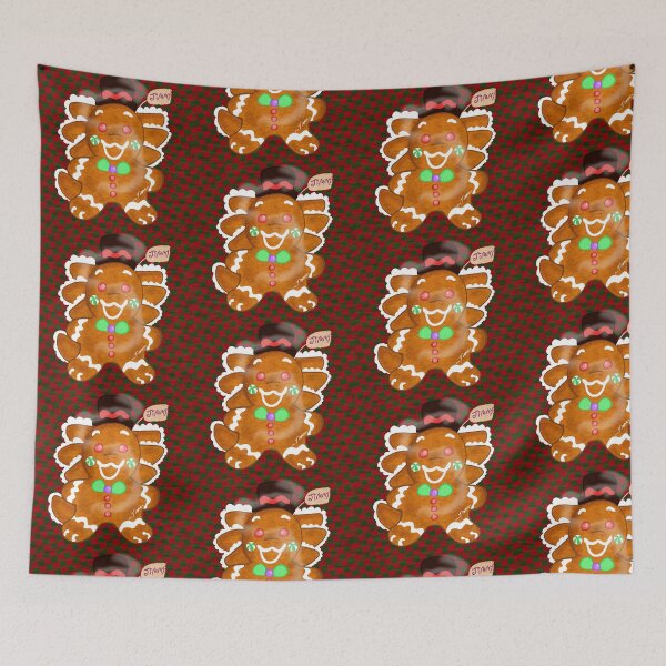 Item preview, Gingerbread Axolotl (Flannel)  designed and sold by TinnieShop.