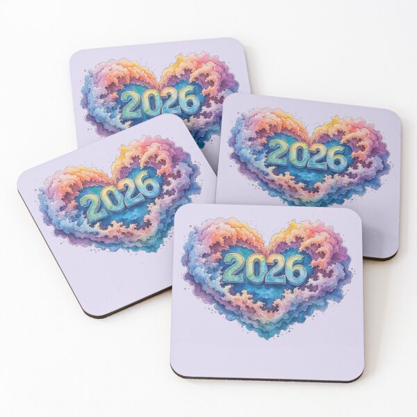 Item preview, Aquarela 2026 Heart of Waves designed and sold by shopbitstockgp.