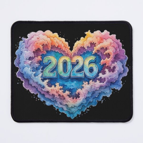 Item preview, Aquarela 2026 Heart of Waves designed and sold by shopbitstockgp.