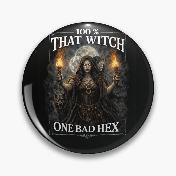Item preview, SVT 100% That Witch – One Bad Hex | Midnight Familiar Witchcraft Design designed and sold by SEVERTREND APPAREL .