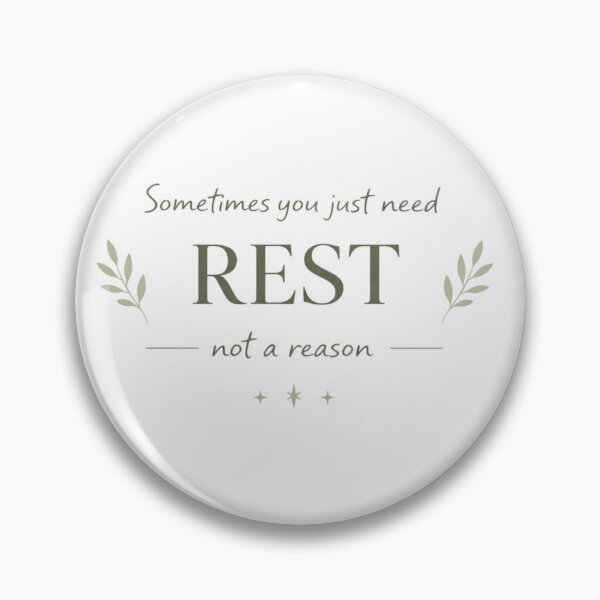 Item preview, Rest Is Enough Quote designed and sold by cosmiccircles01.