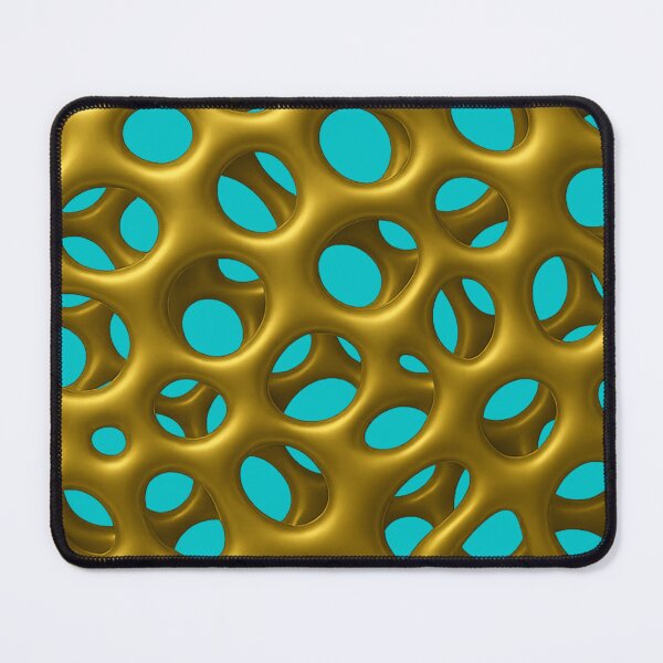 Item preview, Golden Abstract Foam Texture – Metallic Porous Pattern, Organic Bubble Network, 3D Gold Mesh Design, Sci-Fi Futuristic Surface Art designed and sold by AnTartstudios.