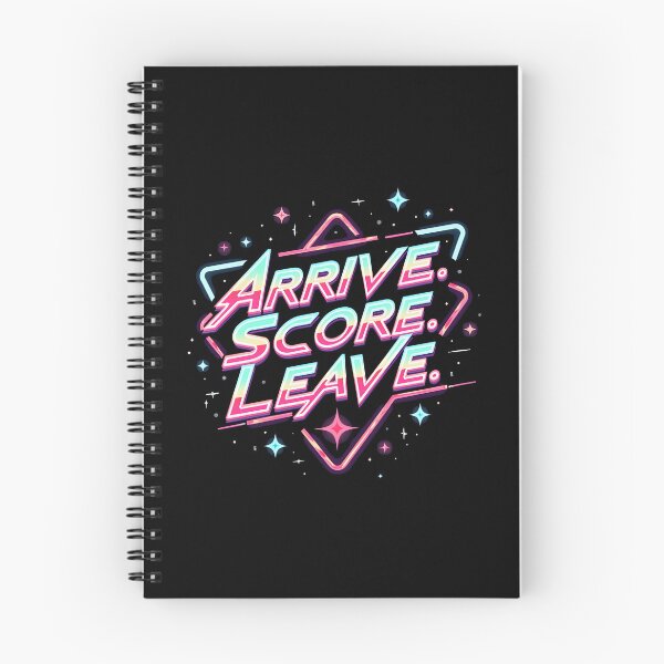 Item preview, Funny Soccer Arrive Score Leave Football Text Based Design designed and sold by MimsTees.