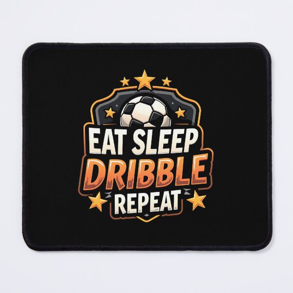 Item preview, Funny Soccer Eat Sleep Dribble Repeat Meme designed and sold by MimsTees.