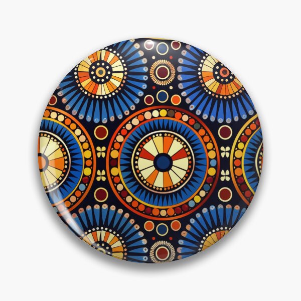 Item preview, Aztec-Style Colorfully Ornate Digital Design Art Pattern designed and sold by DEC02.