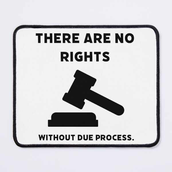 Item preview, There are no rights without due process designed and sold by Rachel the Artist .