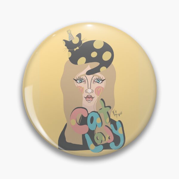 Item preview, Cat Lady Mauvais designed and sold by katmakesthings.
