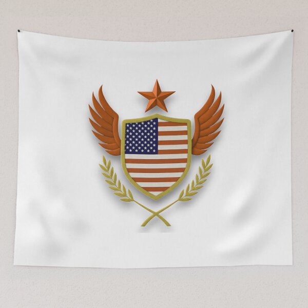 Item preview, USA FLAG WITH WINGS designed and sold by blacK1982White.