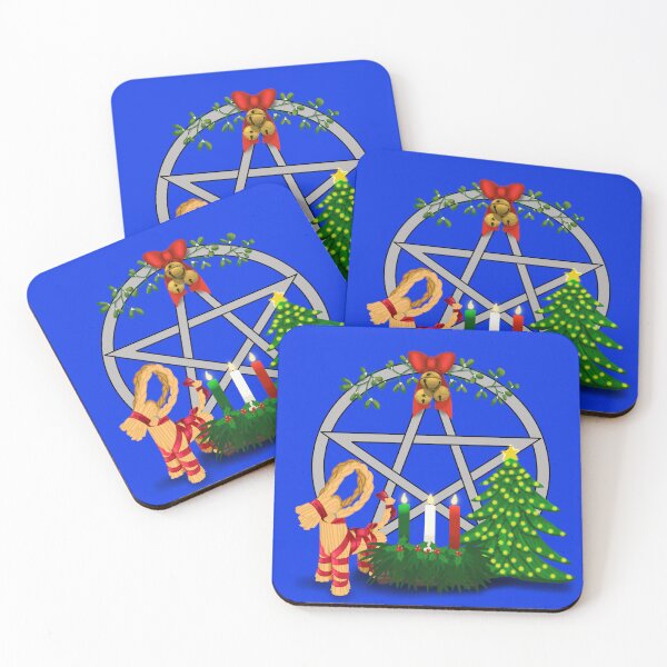 Item preview, Yule Pentacle designed and sold by TheAntisocialUnicorn.