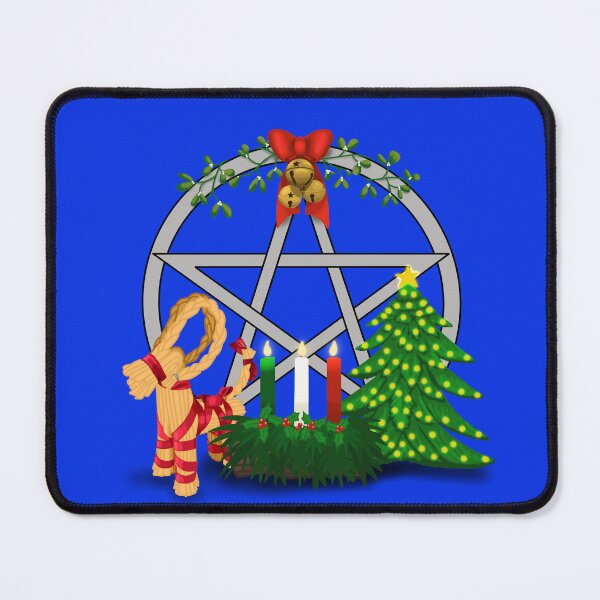 Item preview, Yule Pentacle designed and sold by TheAntisocialUnicorn.
