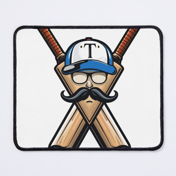 Item preview, TravBall Vintage Logo Illustration with Crossed Bats designed and sold by Vvmd.
