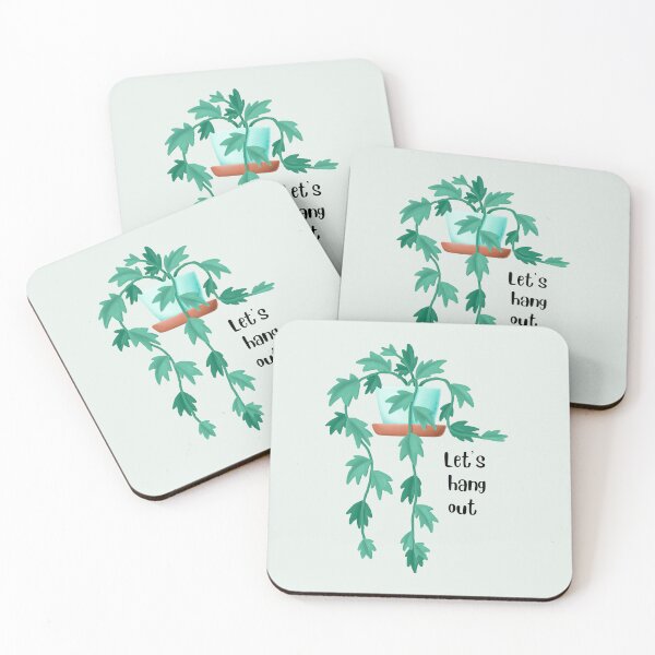 Item preview, Let’s Hang Out Plant Friendship Illustration designed and sold by SparkSpiral.