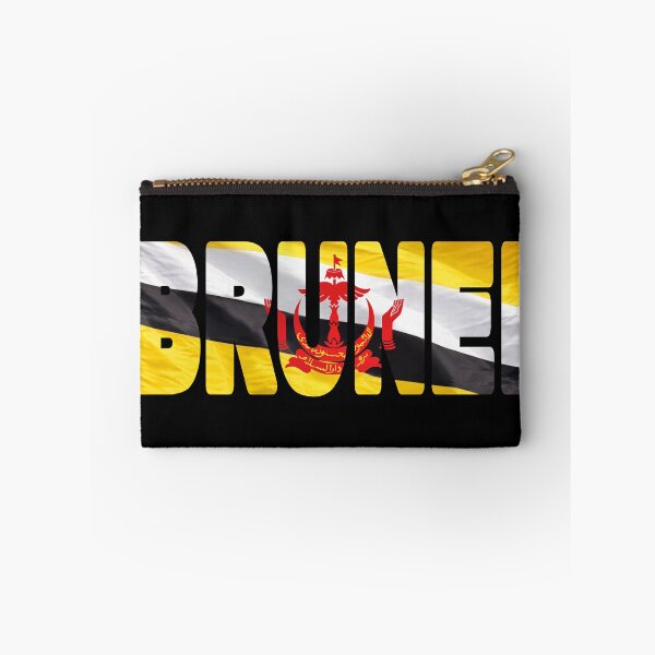 Item preview, BRUNEI - Flag Flying in Wind cut to Letters Souvenir Sticker Shirt designed and sold by Adam Gormley.