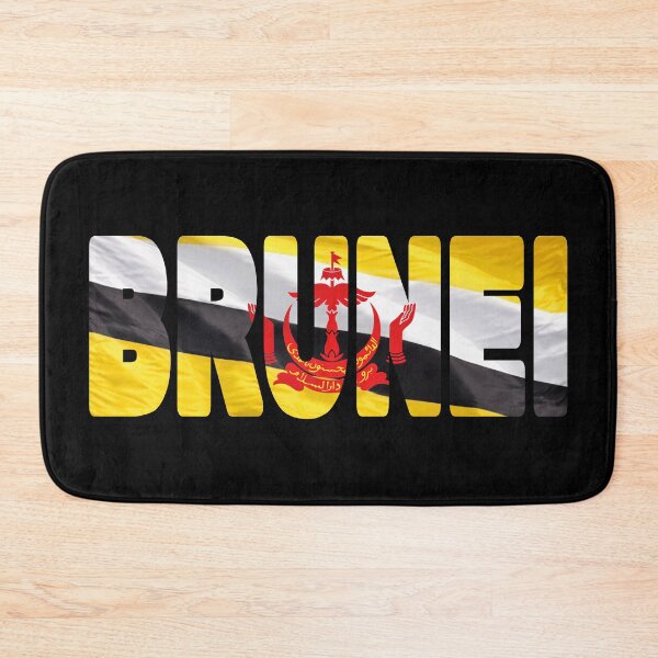 Item preview, BRUNEI - Flag Flying in Wind cut to Letters Souvenir Sticker Shirt designed and sold by Adam Gormley.