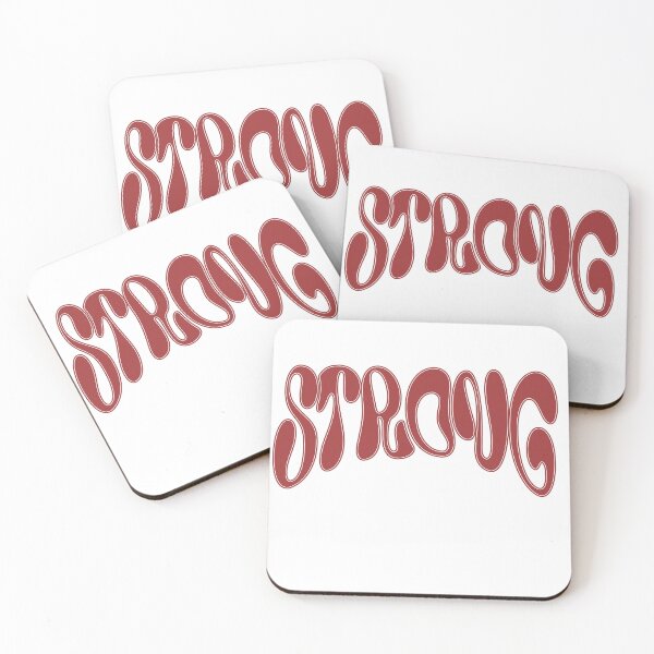 Item preview, Strong Christian Faith Typography Art designed and sold by FaithFancies.